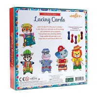 Eeboo Dress Up Lacing Cards Occupations Discovery Toy