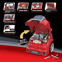 The Bubble Factory Motor Car Engine Workshop Red City Truck