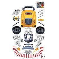 The Bubble Factory Motor Car Engine Workshop Yellow Bus