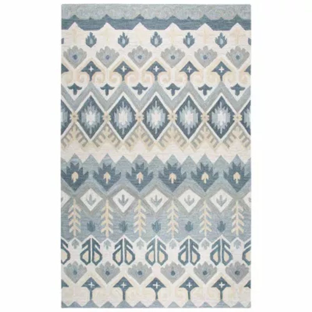 Rizzy Home Resonant Collection Lena Geometric Rectangular Rugs