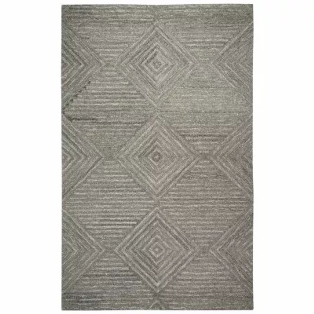 Rizzy Home Suffolk Collection Brianna Diamond Rectangular Rugs