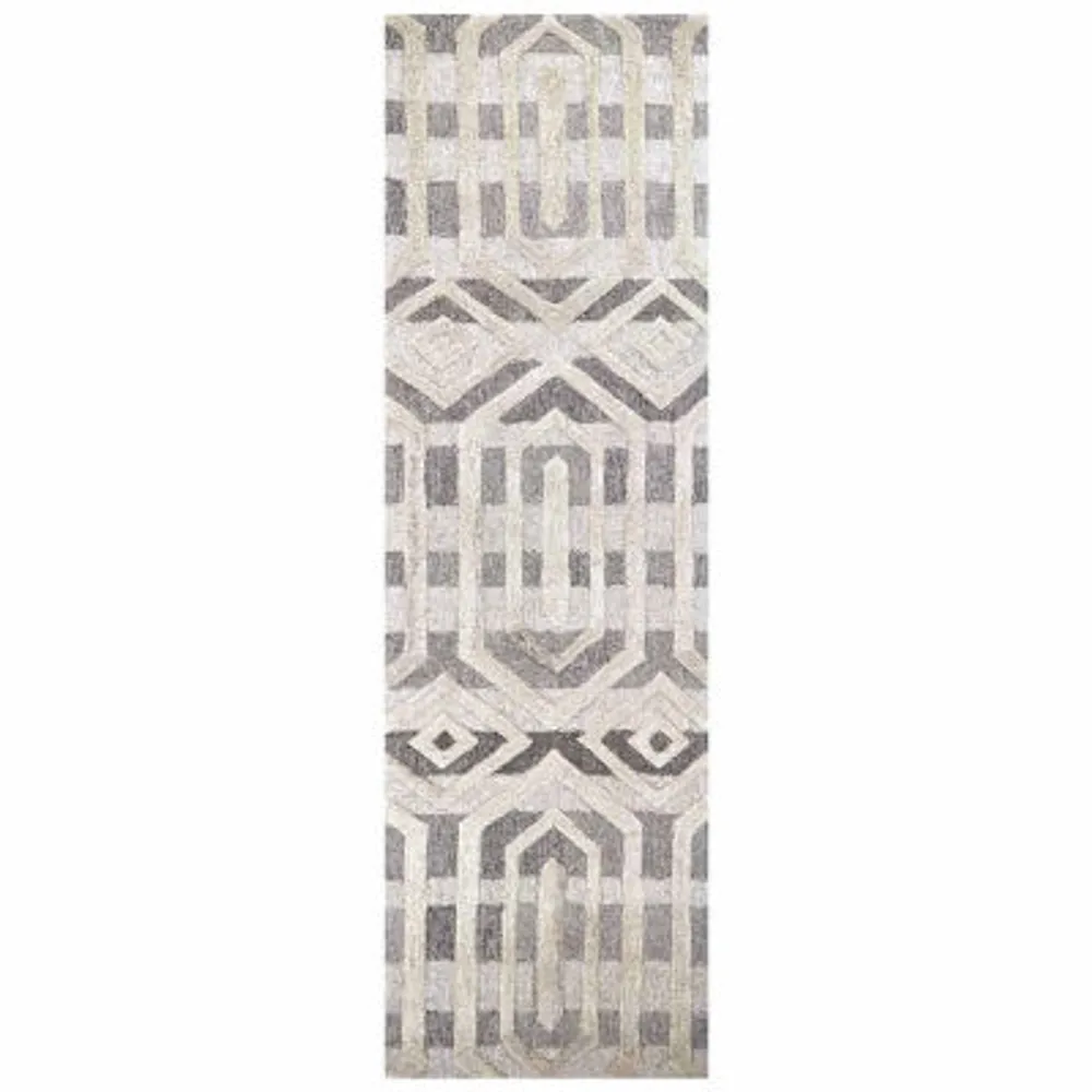 Rizzy Home Suffolk Collection Ruth Miriam Geometric Rectangular Rugs