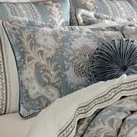 Queen Street Clorinda 4-pc. Damask + Scroll Comforter Set