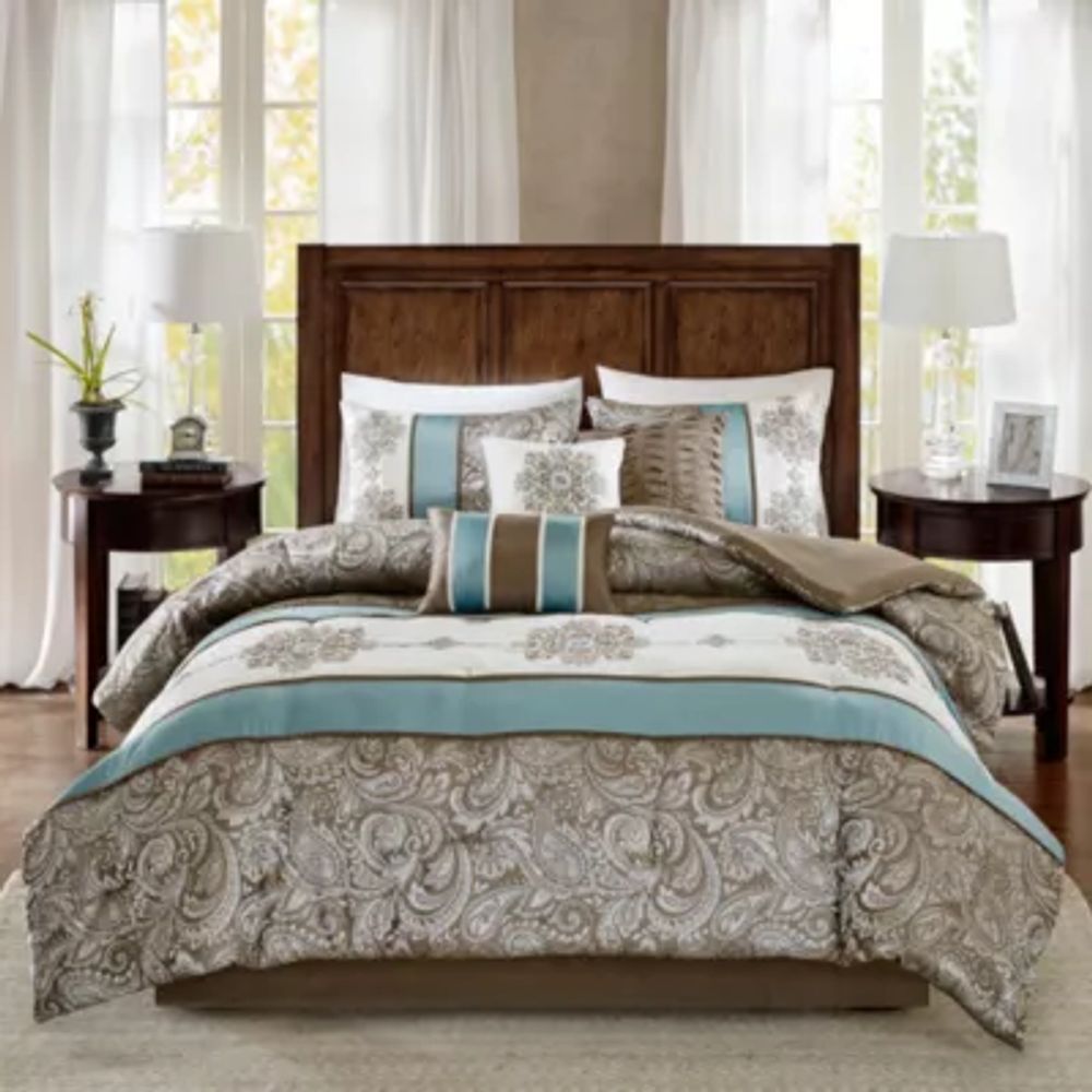 Madison Park Lorraine Jacquard 7-pc. Comforter Set