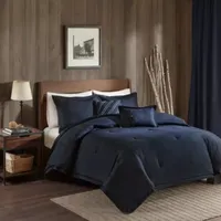 Woolrich Perry Cotton Oversized Denim Comforter Set