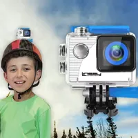 LINSAY® FUNNY KIDS Action Camera Sport Outdoor Activities HD Video and Photos Micro SD Card Slot up to 32GB
