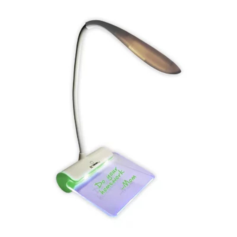 LINSAY® Smart LED Lamp Touch Kids Toy with Notepad Lighting and 2 USB Charger Multi-Charging Station