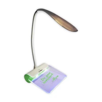 LINSAY® Smart LED Lamp Touch Kids Toy with Notepad Lighting and 2 USB Charger Multi-Charging Station