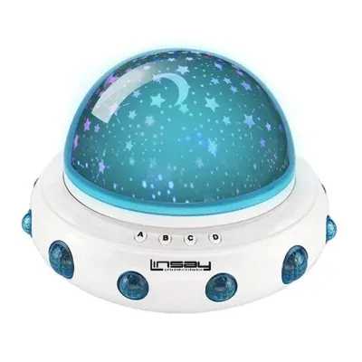 LINSAY® SL1KW Baby Smart Kids Toy Lamp Projector Universe LED Light Show Lullabies