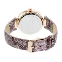 Kendall + Kylie Womens Pink Leather Strap Watch 14379r-42-B41