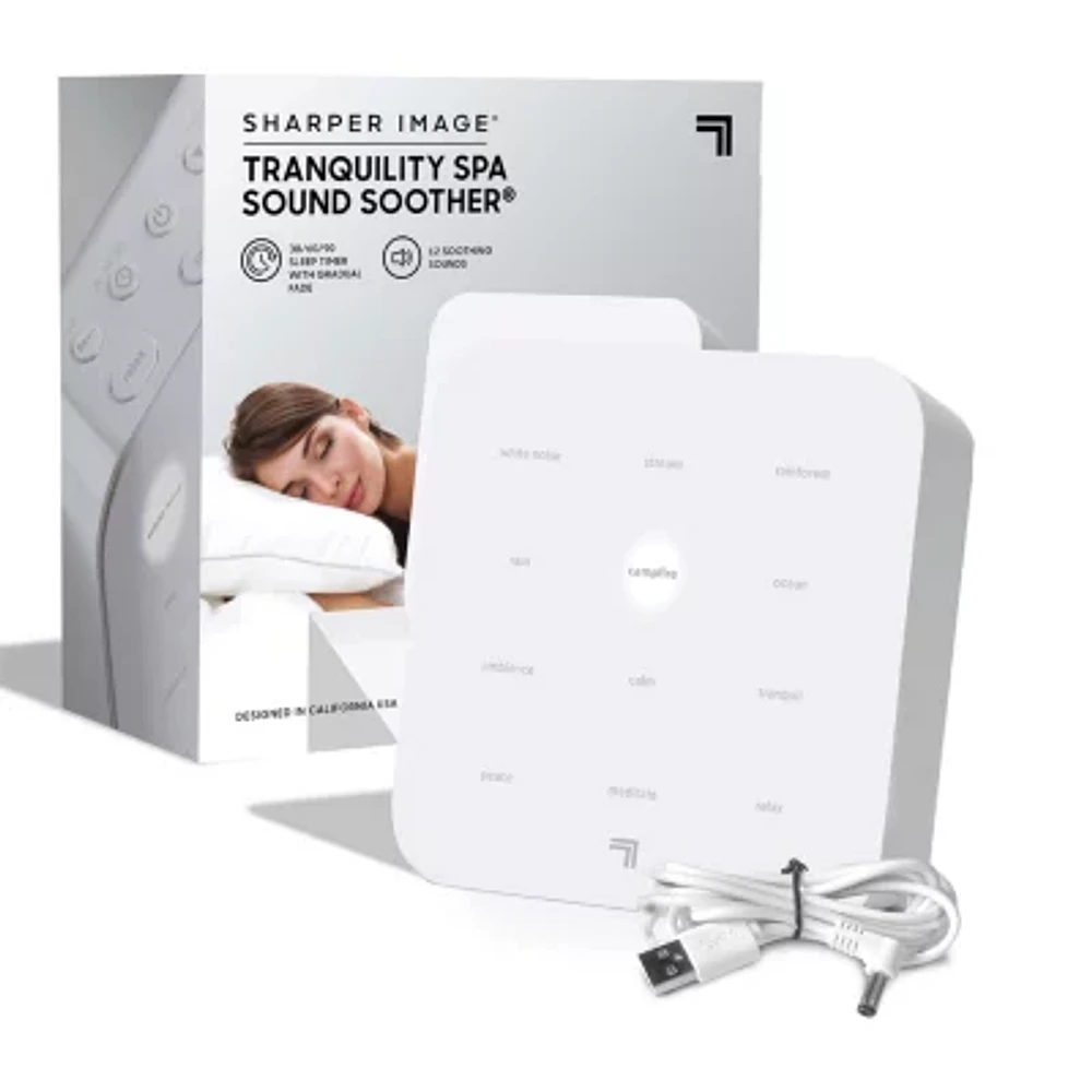 Sharper Image Ultimate Sleep White Noise Sound Machine for Adults and Baby