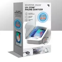 Sharper Image UV-Zone Phone Sanitizer + Charger