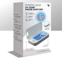 Sharper Image UV-Zone Phone Sanitizer + Charger