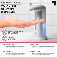 Sharper Image Touchless Sanitizer Dispenser