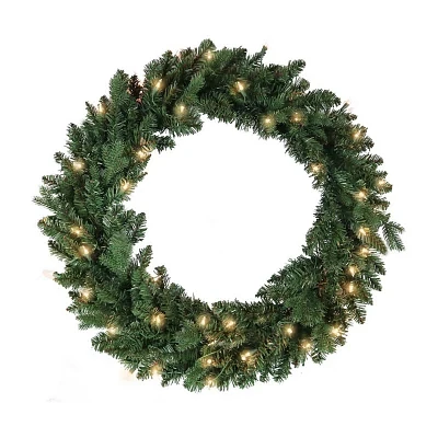 Kurt Adler Clear Pine Indoor Wreath