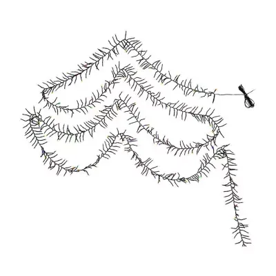 Kurt Adler 3000-Light 98-Foot Cluster Garland with Multi-Color LED Lights