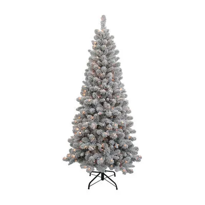 Kurt Adler Foot Pre-Lit Flocked Spruce Christmas Tree
