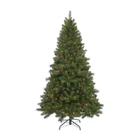 Kurt Adler 7 1/2 Foot Pre-Lit Pre-Decorated Spruce Christmas Tree