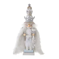 Kurt Adler 18-Inch Hollywood White Fur King Nutcracker