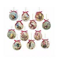 Kurt Adler 12-pc. Christmas Ornament