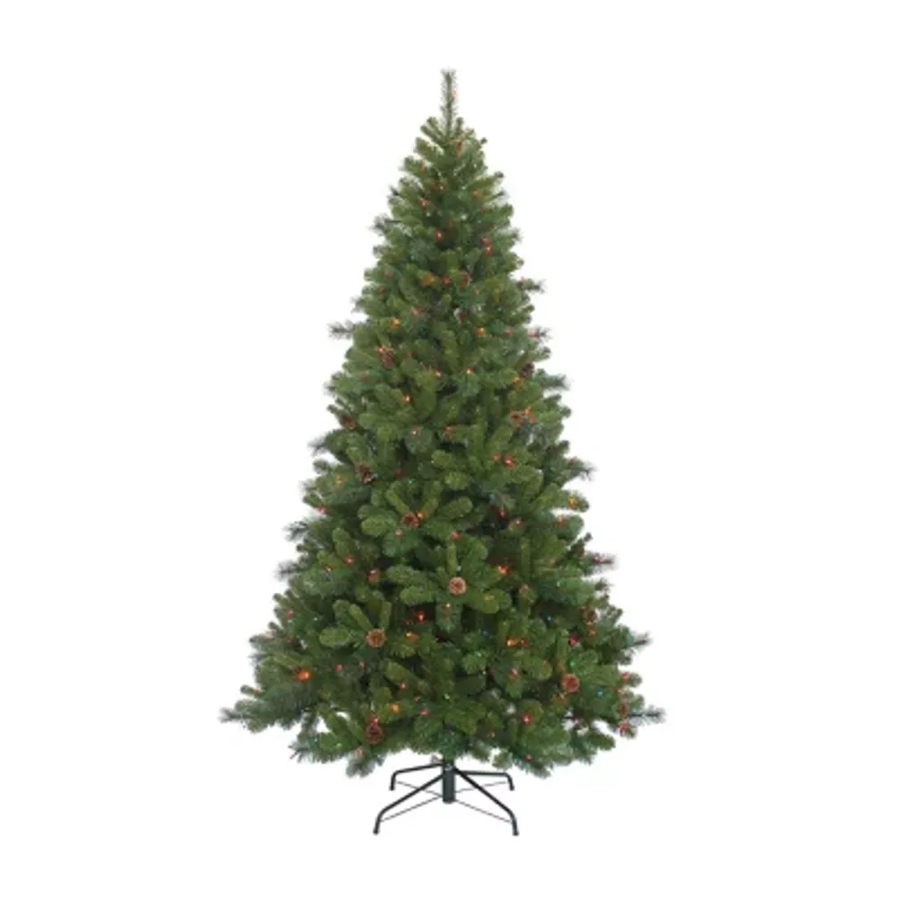Kurt Adler 7 1/2 Foot Pre-Lit Spruce Christmas Tree