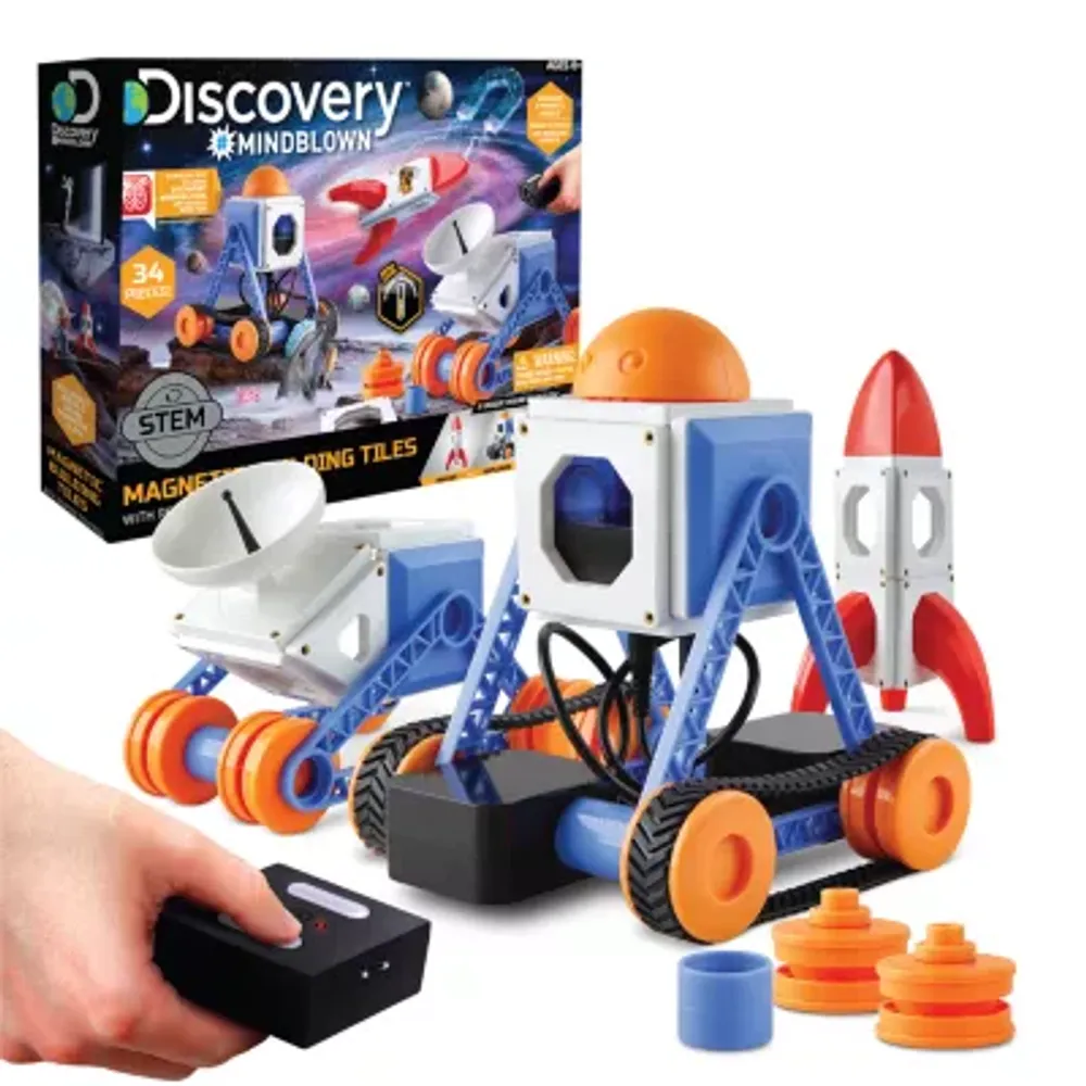 Discovery #Mindblown Customizable Magnetic Building Tiles with Remote  Control