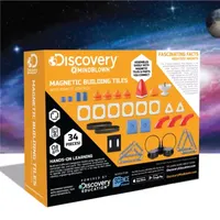 Discovery #Mindblown Customizable Magnetic Building Tiles with Remote Control