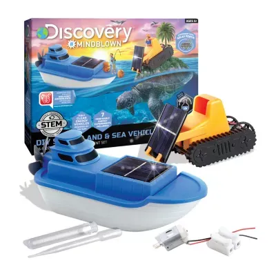 Discovery Mindblown Kids DIY Solar Land and Sea Rover