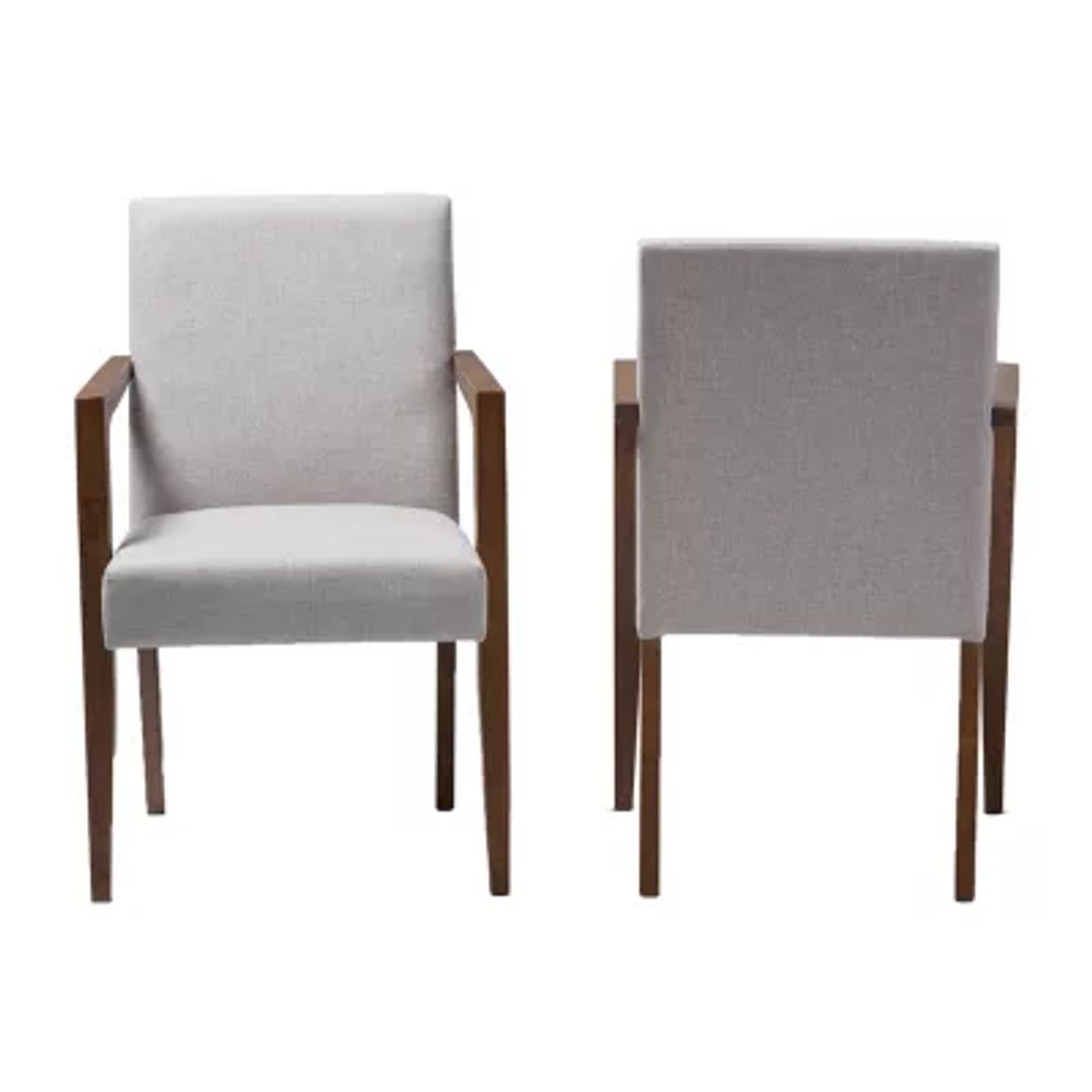 Andrea 2-Piece Dining Arm Chair