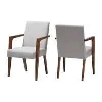 Andrea 2-Piece Dining Arm Chair