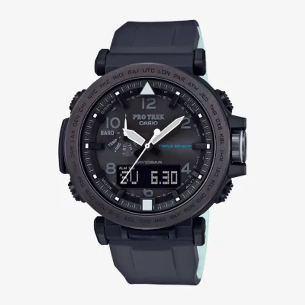 Casio Mens Black Strap Watch Prg650y-1