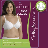 Playtex Secrets® Beautiful LIft With Embroidery Underwire Bra - US4513