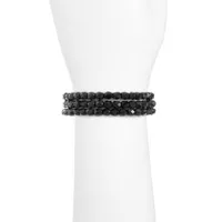 Mixit Black Beaded Bracelet