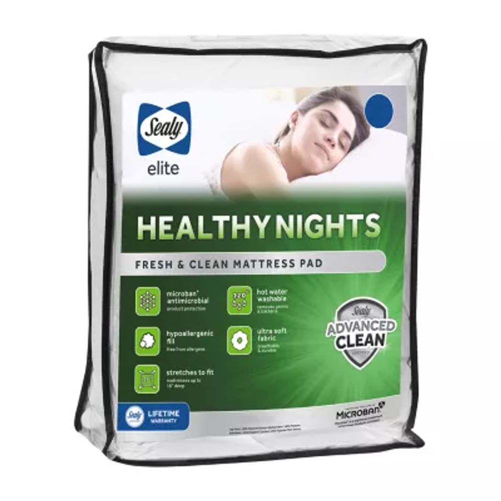 Sealy Healthy Nights Fresh And Clean Mattress Pad