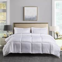 Kathy Ireland Microfiber Damask Midweight Down Alternative Comforter