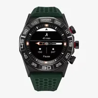 Citizen Cz Smart Hybrid Hr Mens Hybrid Green Smart Watch Jx1005-00e