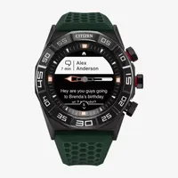 Citizen Cz Smart Hybrid Hr Mens Hybrid Green Smart Watch Jx1005-00e