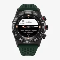 Citizen Cz Smart Hybrid Hr Mens Hybrid Green Smart Watch Jx1005-00e