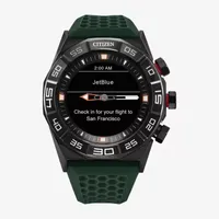 Citizen Cz Smart Hybrid Hr Mens Hybrid Green Smart Watch Jx1005-00e