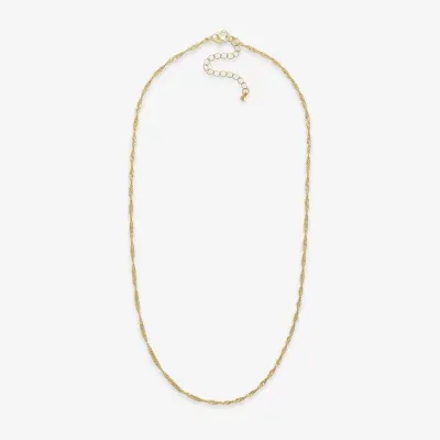 Mixit Hypoallergenic Gold Tone Inch Chain Necklace