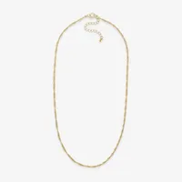 Mixit Hypoallergenic Gold Tone Inch Chain Necklace