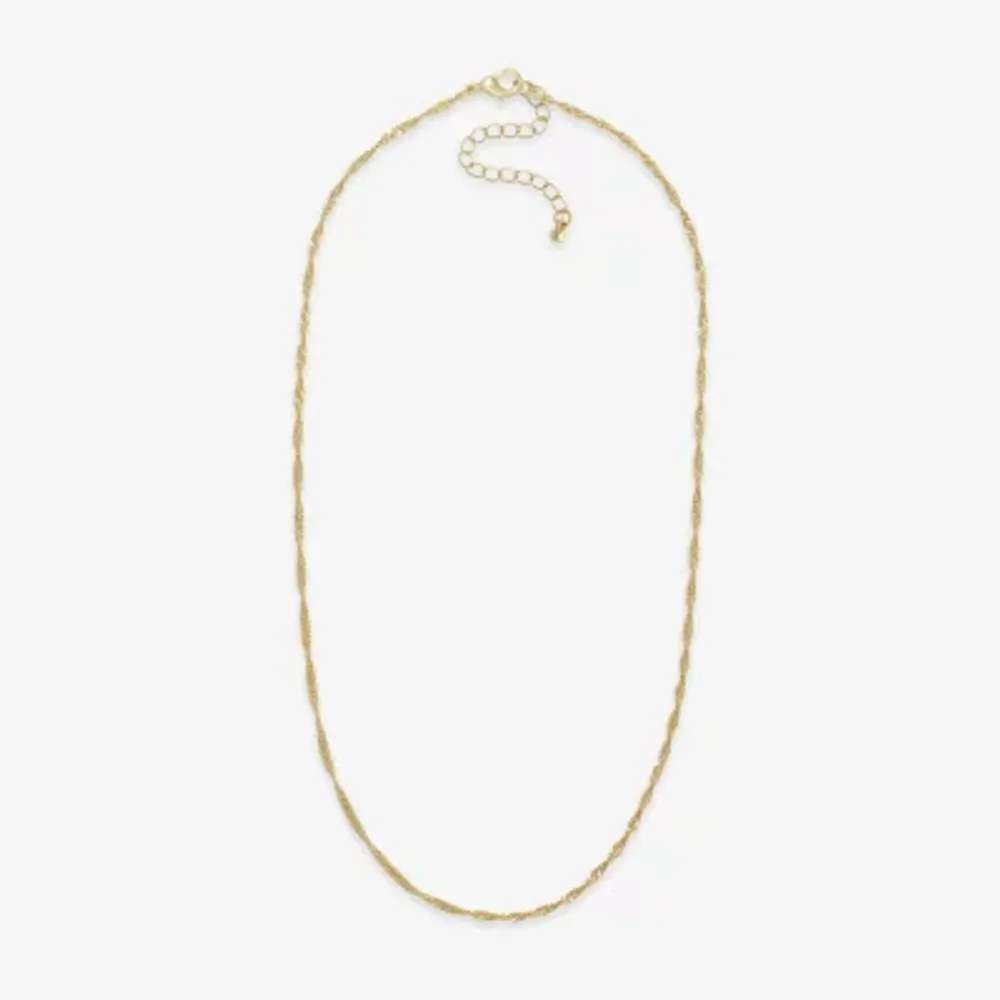 Mixit Hypoallergenic Gold Tone 18 Inch Chain Necklace