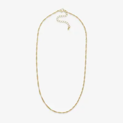 Mixit Hypoallergenic Gold Tone 18 Inch Chain Necklace