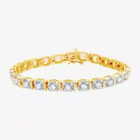 8 Ct.T.W. Natural Diamond 10K Gold 7.5 Inch Tennis Bracelet