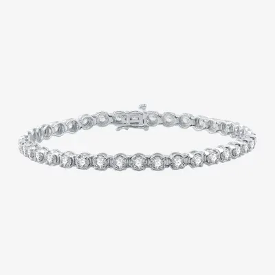 3 CT.T.W. Natural Diamond 10K Gold Tennis Bracelet
