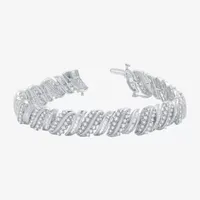 H-I / I1) CT. T.W. Lab Grown White Diamond 10K Gold Inch Tennis Bracelet