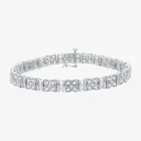 H-I / I1) CT. T.W. Lab Grown White Diamond 10K Gold Inch Tennis Bracelet