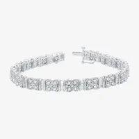 H-I / I1) CT. T.W. Lab Grown White Diamond 10K Gold Inch Tennis Bracelet