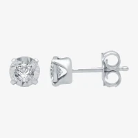 1/8 CT.T.W. Natural Diamond 10K Gold Stud Earrings