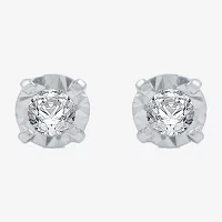 1/8 CT.T.W. Natural Diamond 10K Gold Stud Earrings